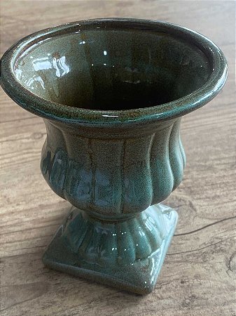 Vaso de Cerâmica com Pé