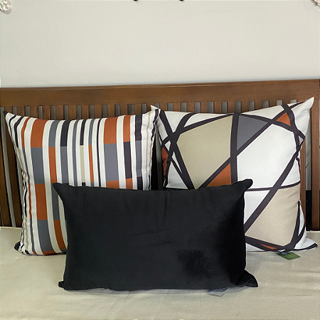 Capa de Almofada Retangular Suede