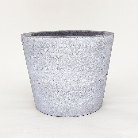 Vaso Cimento Cilindro Formato Violeta