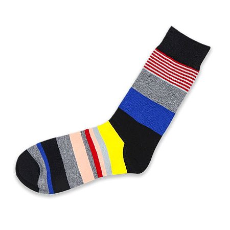 Par de Meias Coloridas Listrada - Cores Primarias - Acessórios Masculinos -  Muchachos | Urban Accessories