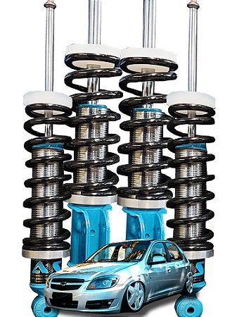 KIT SUSPENSÃO A ROSCA SLIM EXTRA BAIXA CELTA (TODOS)