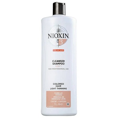 Nioxin System 3 Cleanser Shampoo 1000ml