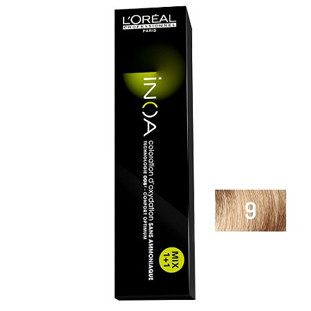 Coloração Inoa 9 Louro Muito Claro 60g - L'Oréal Professionn