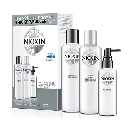 Kit Nioxin System 1 de Tratamento Pequeno - 3 Produtos