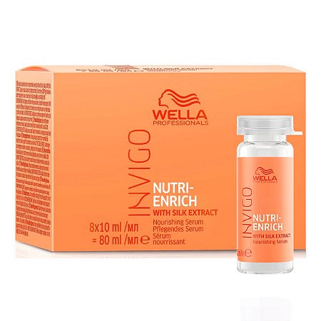 Kit Ampola Wella Invigo Nutri-Enrich Repair 8un. de 10ml