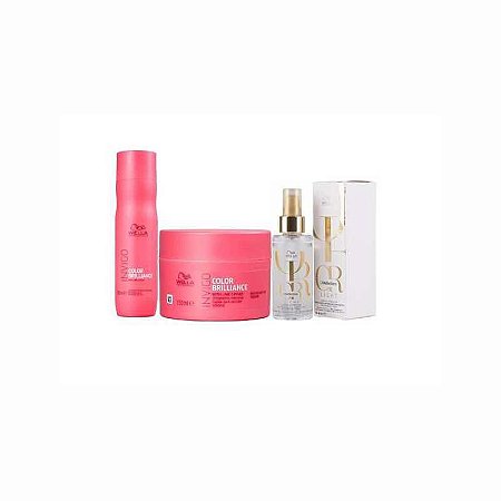 Kit Brilliance Shampoo + Mask + Oil Reflections Light 100ml