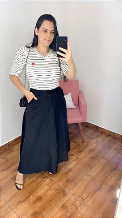 SAIA LONGA PRETA