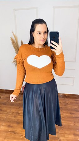 BLUSA TRICOT CORAÇÃO