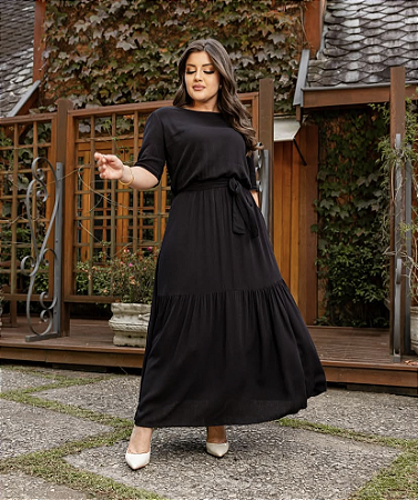 VESTIDO ANGÉLICA PRETO