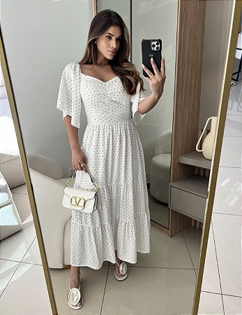 VESTIDO LUANA POÁ BRANCO