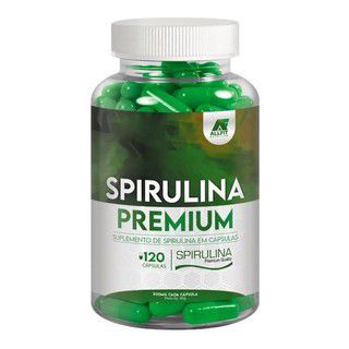 Spirulina Premium - 1300mg por Dose - 120 Cápsulas