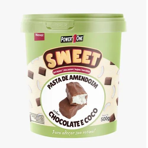 Pasta De Amendoim - Sweet 500g - Original - CHOCOLATE E COCO
