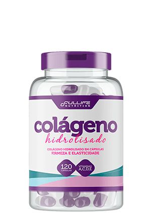 colágeno hidrolisado fullife nutrition 120 cápsulas