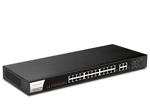 Switch VigorSwitch G1280 - 24 Portas - POE -Gigabit - WebSmart |Em ATÉ 60X*** para Empresas Clique em Consulte o Preço ou no WhatsApp e Fale Conosco.