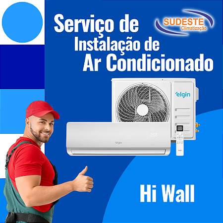 Instalação Ar-Condicionado Split Parede 7.000 a 35.000 Btus - Só Frio/ Quente e Frio/ Inverter