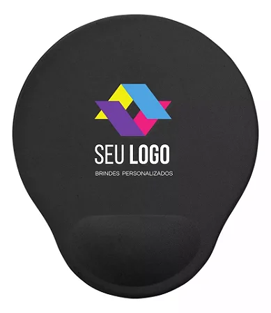 Mouse Pad Ergonômico com Apoio de Pulso Meio Personalizado