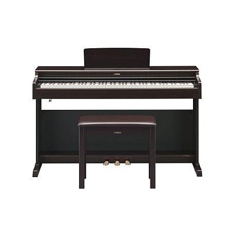 Piano Digital Yamaha Arius YDP165-R Rosewood Marrom