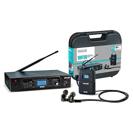Sistema de Retorno Sem Fio Vokal VMT-50 + E50 Pro - Click Music