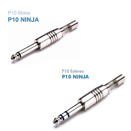 Kit Plug Santo Angelo Ninja P10 Mono 6 uni / P10 Stereo 32 uni