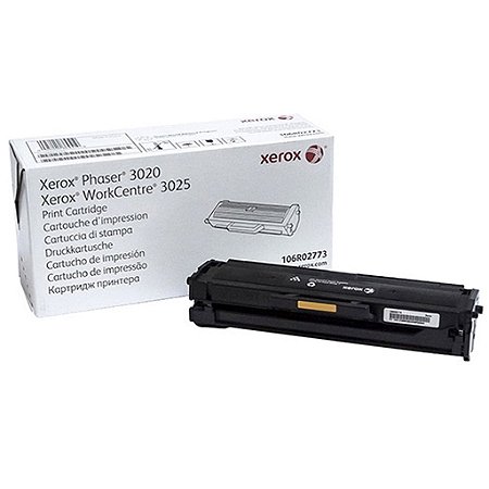 Toner Xerox 3020 Phaser 3025 | 106R02773 Preto Original