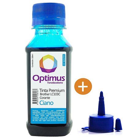 Tinta para Brother LC103C | MFC-J6720DW | DCP-J152W Ciano Optimus