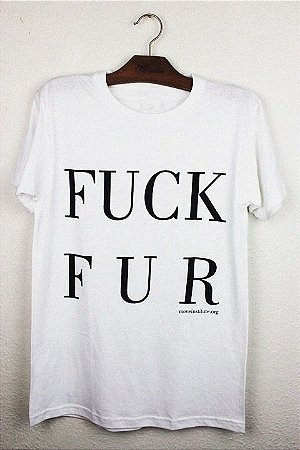 camiseta fuck fur