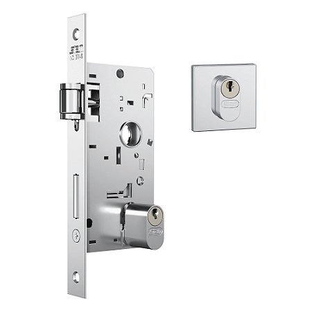 Fechadura Stam 803 Rolete Pivotante Externa RQ1 Cromado