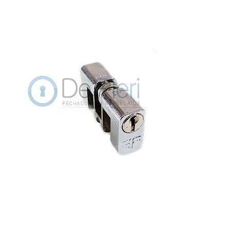 Cilindro 3F para Fechadura Pado 725 Cromado com 2 chaves