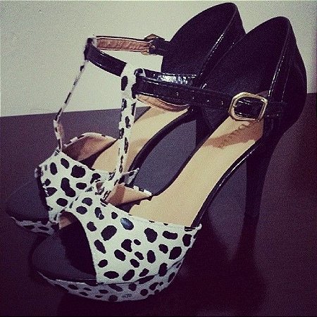 Sandalia salto confort