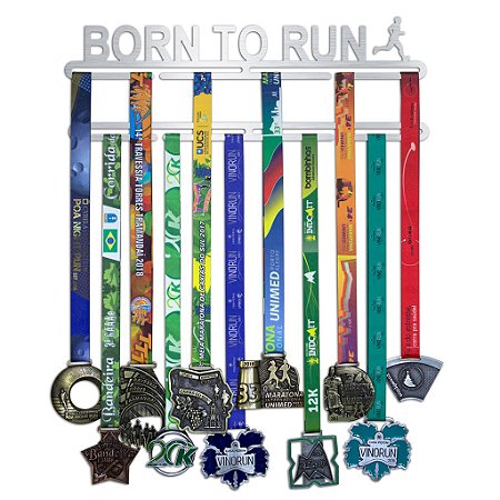 Porta Medalhas Corrida - Born To Run