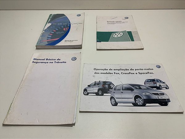 Kit Manual do proprietário VW fox e crossfox Original
