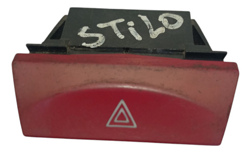 Botão Pisca Alerta Fiat Stilo 2003/08 Original Usado