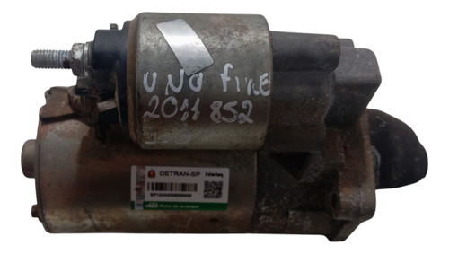 Motor De Arranque Fiat Uno 1.0 2011 Original Usado
