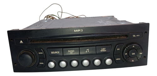 Rádio Som Citroen C4 2010/2011 Original Usado