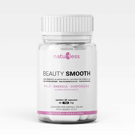 Beauty Smooth (Pele /Energia /Disposição /Anti celulite) 750mg 30 Cápsulas