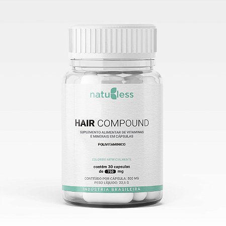 Hair Compound (Polivitaminico )750mg 30 Cápsulas