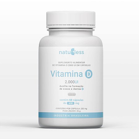 Vitamina D3 430mg 60 Cápsulas.