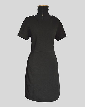 Vestido Tubinho Preto Curto 38/40
