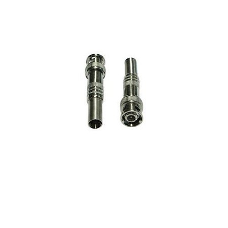 Conector Bnc Macho Mola / Parafuso - 10 Pc