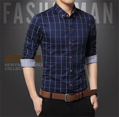 camisas sociais xadrez masculinas