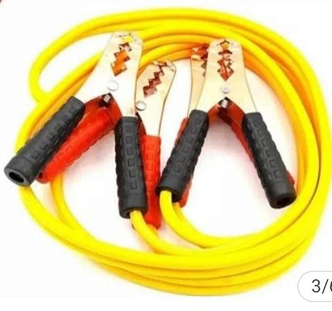 Cabo Auxiliar de Partida 500AMP 2,2 metros Bomber - BOM-1801