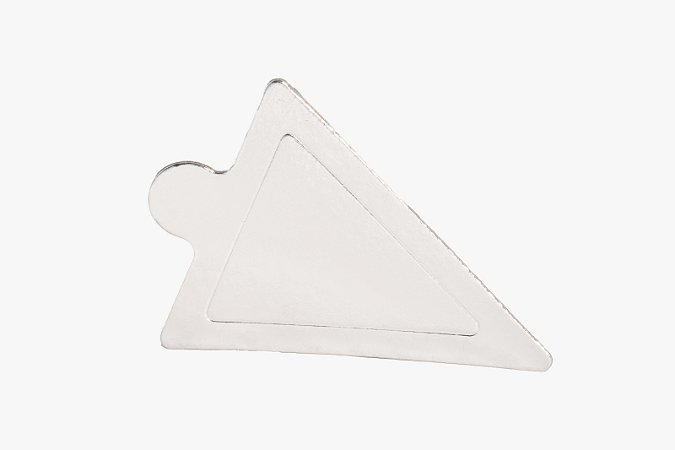 Porta Docinho Triangular - Tam. 11,5x9,5 cm. - Dourado - Pacote c/ 10 unid. - R$ 0,54 un.