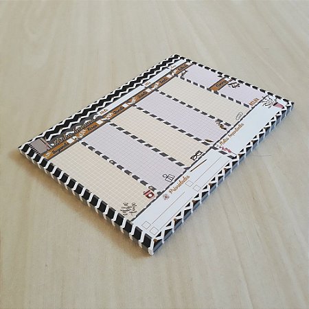 Planner De Mesa Semanal Permanente  A5 52fls (a escolher)