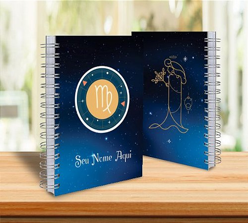 Agenda 2026 Linha SIGNOS  1 dia Por Página Personalizada com Nome