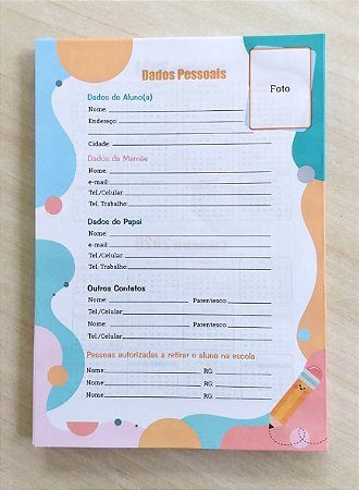 Miolos Agenda Escolar Infantil Colorida