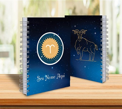 Agenda Semanal Colunas 2026 Signos Personalizada com nome