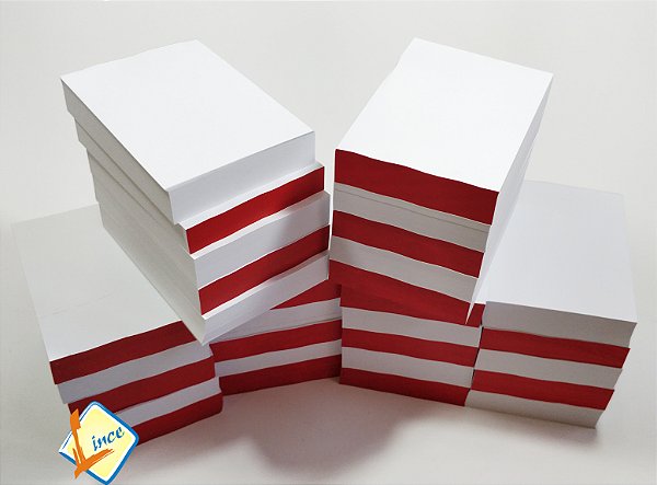 50 Bloquinhos De Rascunho/comanda Branco C/100fls 7x10