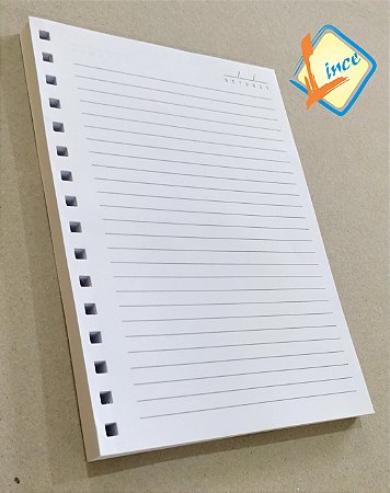 Miolos de Caderno 15x21 Furados p/wire-ô + Pares Paraná 15,5 x 21,5cm