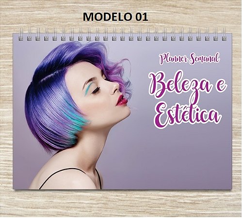 Agenda De Serviços Salão de Beleza - Capa Dura + wire-o