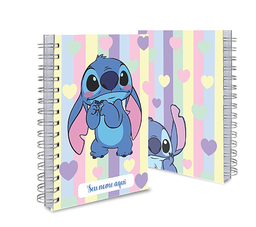 Caderno de Anotações A5 - 15x21cm c/Iniciais + Calendários Personalizado c/Nome(Diversas opções/Temas)